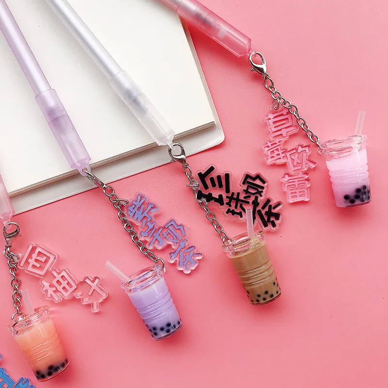1 шт. прекрасный молочный чай кулон гелевая ручка модная индивидуальная