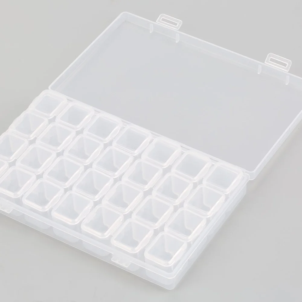 Пластиковый держатель для ювелирных изделий 28 ячеек | Украшения и аксессуары