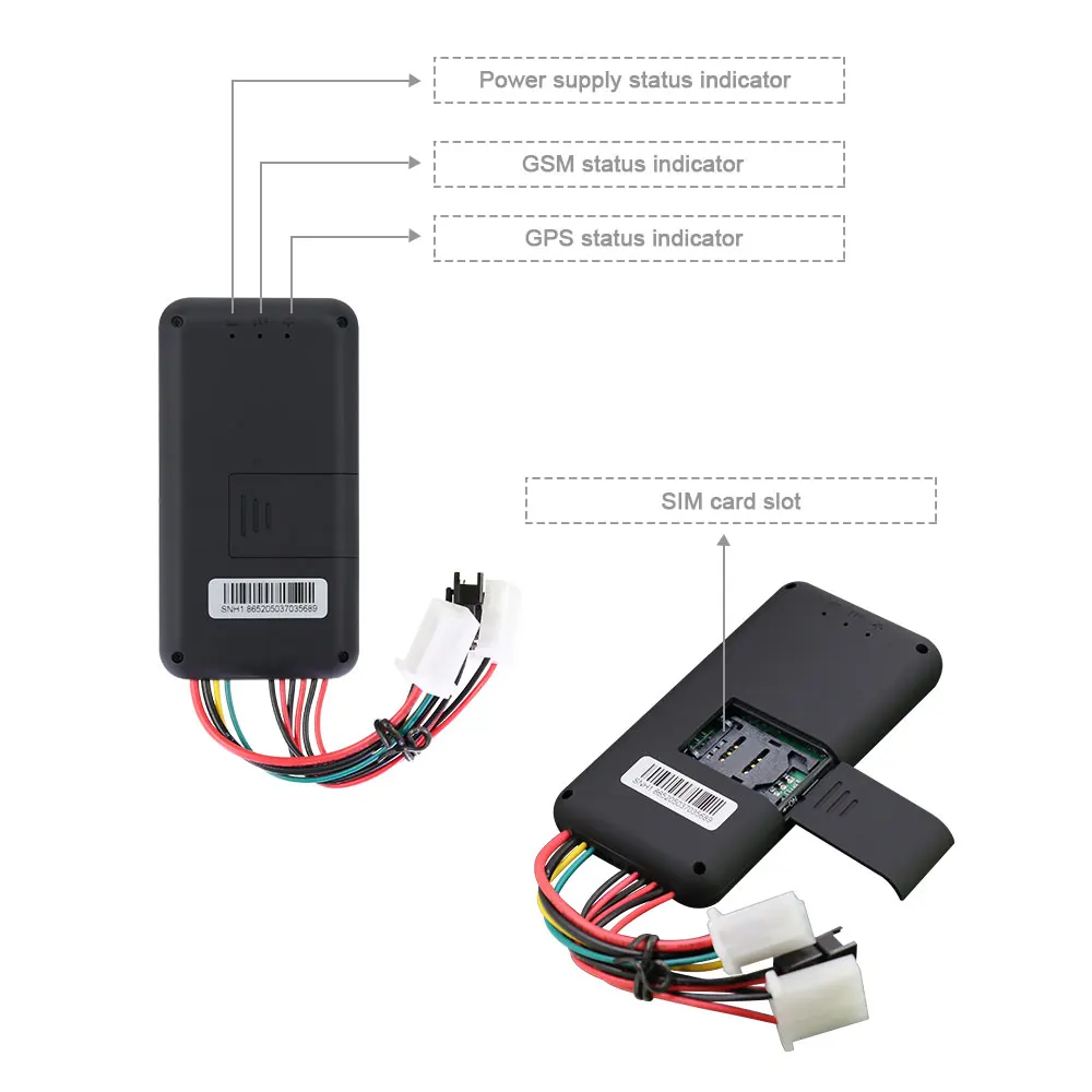 Автомобильный gps трекер GT06 GSM GPRS устройство слежения за автомобилем монитор локатор пульт дистанционного управления для мотоцикла отрезать двигатель масло бесплатное приложение