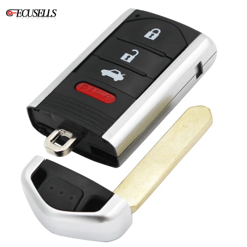 3 + 1/4 кнопочный чехол для ключа с дистанционным управлением Умный брелок или без