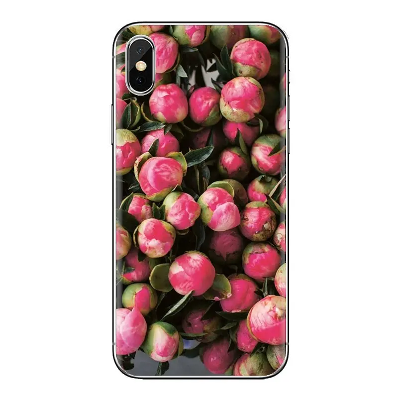 Нарисованная пион нежный цветок чехол из термопластичного полиуретана для samsung