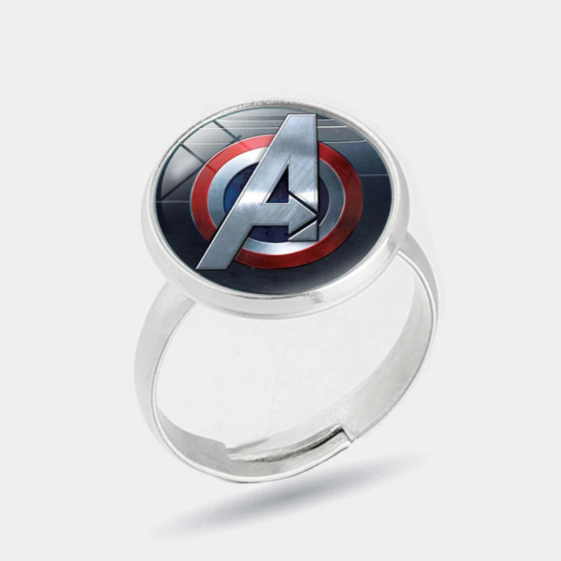 Модное кольцо Мстителей Marvel аниме герой Америка капитан Человек паук Доктор Кто