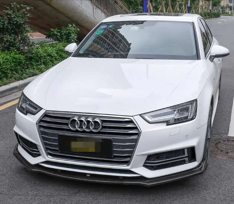 Защитный диффузор для заднего бампера Audi A4 ABS 2017 2018 комплект корпуса бампер
