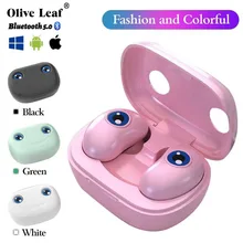 E6 TWS Wireless Headphones Earphones Bluetooth 5.0 Sports Waterproof Stereo Music Earbuds For Samsung Huawei Oppo Iphone Xiaomi