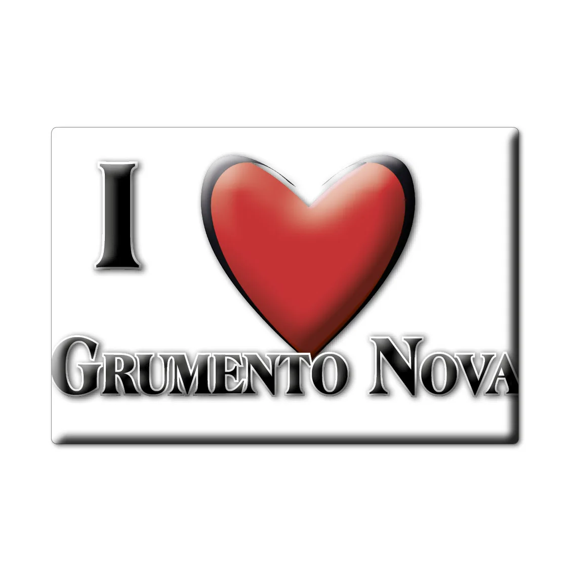 GRUMENTO NOVA магнит lodeston BASILICATA (шт) Италия на холодильник сувенир я люблю|Магниты