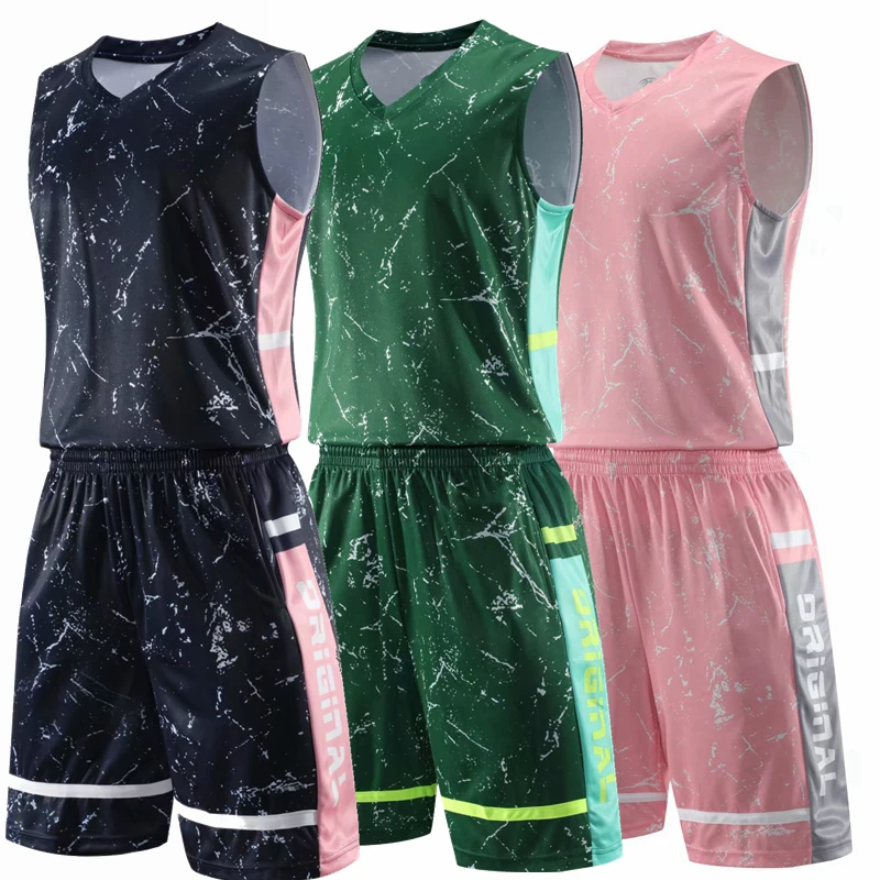 Новинка 2021 высококачественный мужской комплект униформы для баскетбола