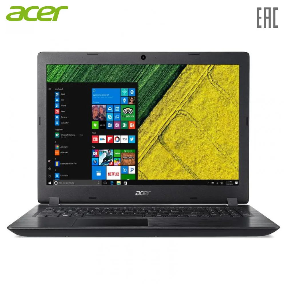 Ноутбук Acer A315-21-61BW Aspire 15.6'' WXGA(1366x768),AMD A6-9220e 1.60GHz Dual,4GB+128GB SSD