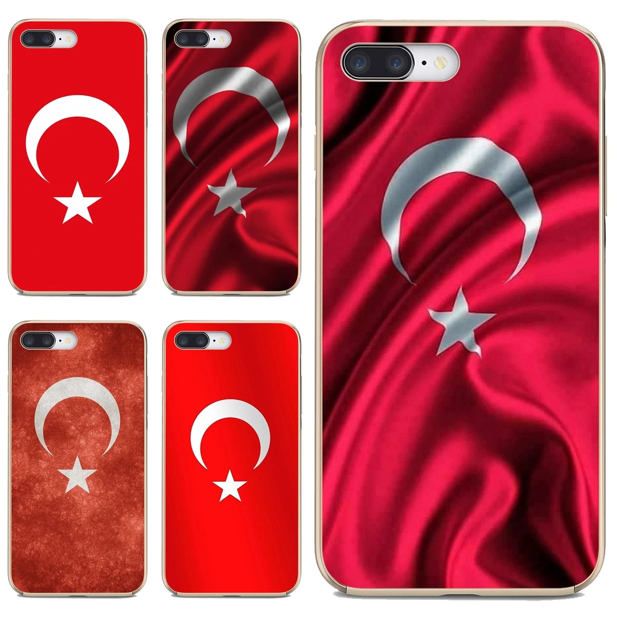 Силиконовый чехол в ретро-стиле с национальным флагом Турции для Xiaomi Mi 5X 6X Max Mix 1 2