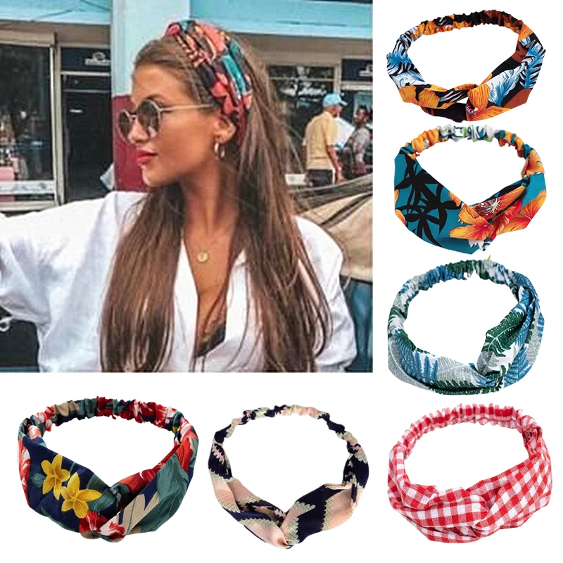 Женская летняя повязка на голову в стиле бохо аксессуары для волос женские