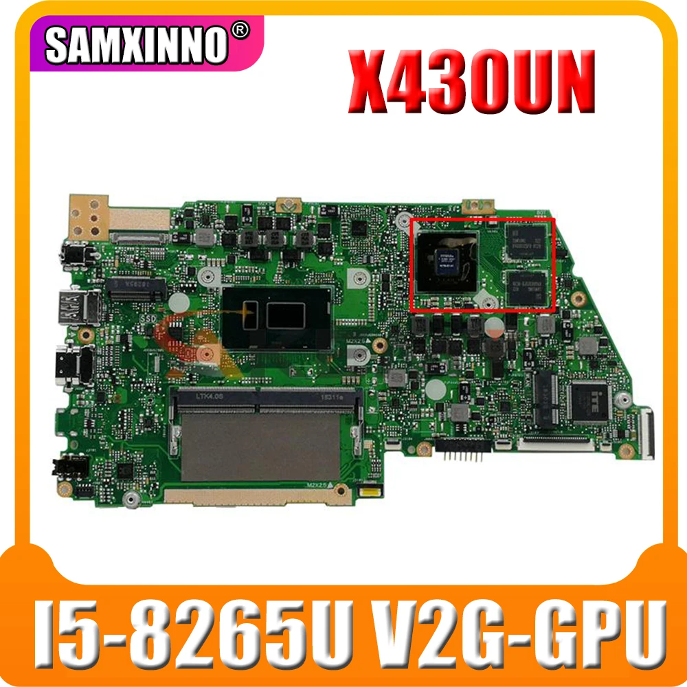 

X430UN Motherboard For asus VivoBook S14 S430 S430u X430u A430U S4300U X430UA X430UN Laptop Mainboard I5-8265U 8G RAM V2G-GPU