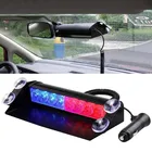 Автомобиль, грузовик, аварийная мигалка, стробоскоп, предупредительсветильник па, светодиодный ная полицейская лампа, 8 светодиодный, красный и синий мигающий свет, 12 В