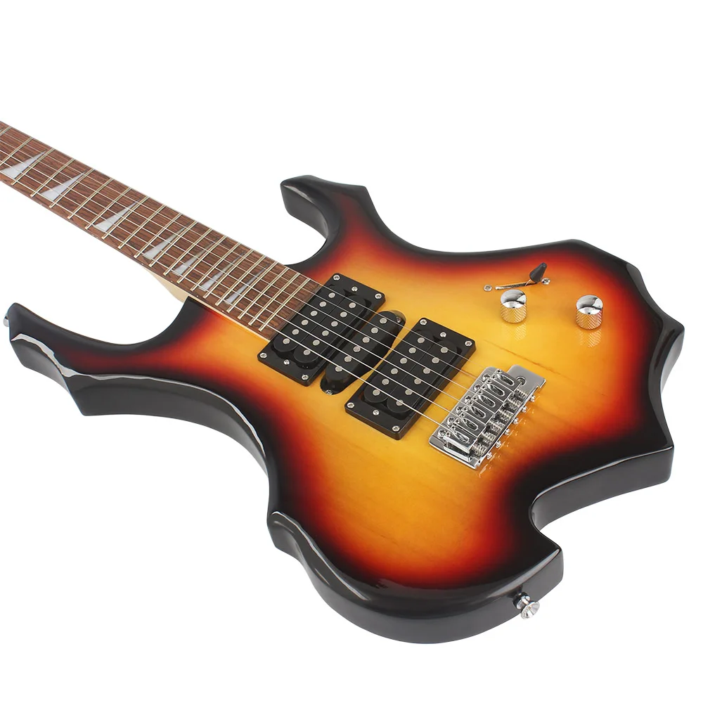 24 Frets 6 Strings Electric Guitar Maple Body Guitarra With Bag Speaker Necessary Parts &amp Accessories |