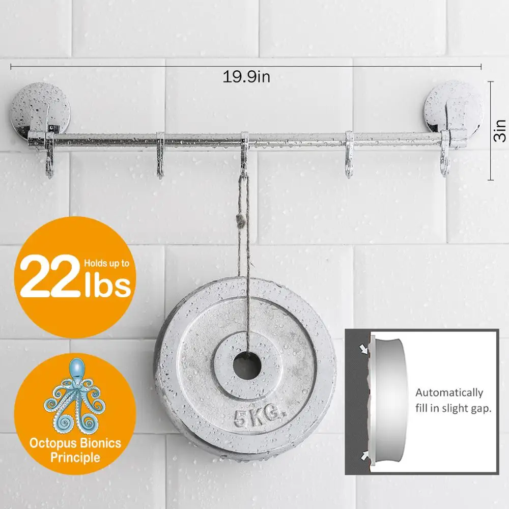 Tai всасывающая башня из чашек бар без сверления стены кухня/Ванная комната