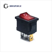 5 шт./лот 21*15 мм KCD SPST 3PIN оснастка вкл. Выкл. Переключатель положения оснастка лодка кулисный переключатель 6А/250 в высокое качество Медные ножки