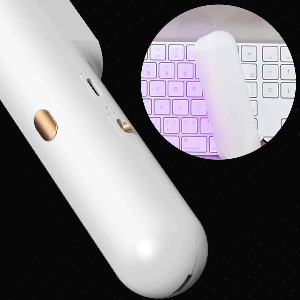 

UV Light Wand Rechargeable Ultraviolet Disinfection Light Portable UV Sterilizer Light for Home Office Travel