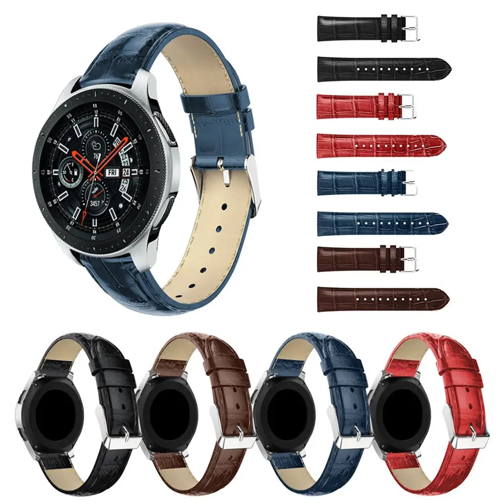 

Сменный ремешок из искусственной кожи для часов, браслет для Samsung Galaxy Watch 46 мм, регулируемый браслет для часов 46 мм