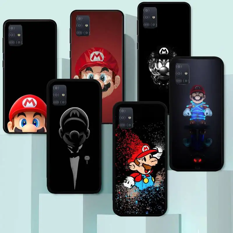 

New Mario Game Phone Case For Xiaomi Redmi Note10 Note9 Note8 5A 7 6 8 4 6 S PRO MAX Fundas Cover