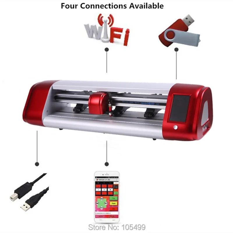 2020 Новый 16 дюймов акриловая гравировка лазерный плоттер резак с Signmaster Pro