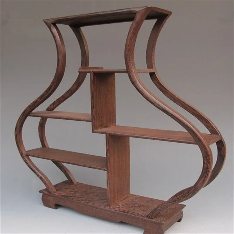 Красивая деревянная подставка/полка для NETSUKE/табачных бутылок или сувениров