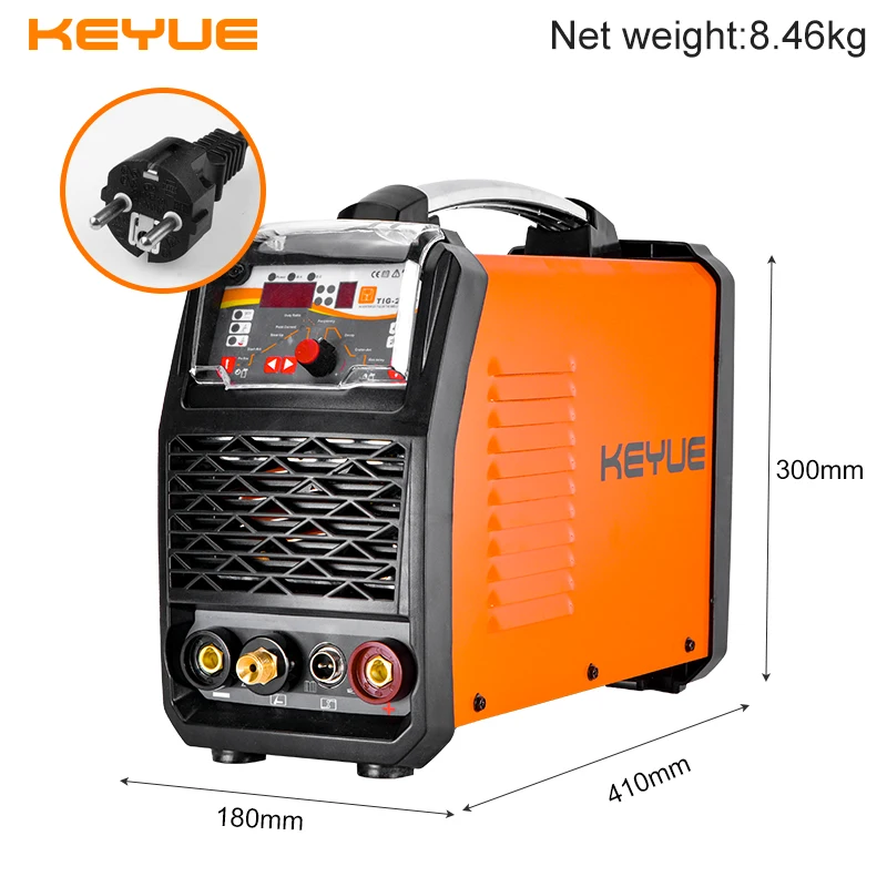 KEYUE TIG 200P Портативный однофазный 220V Инвертор постоянного тока импульсный IGBT