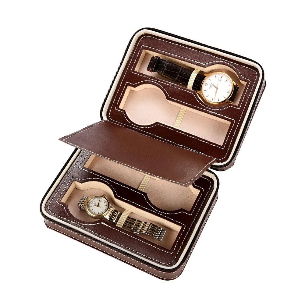 4 слота портативный ящик для хранения часов Дорожный Чехол универсальный размер