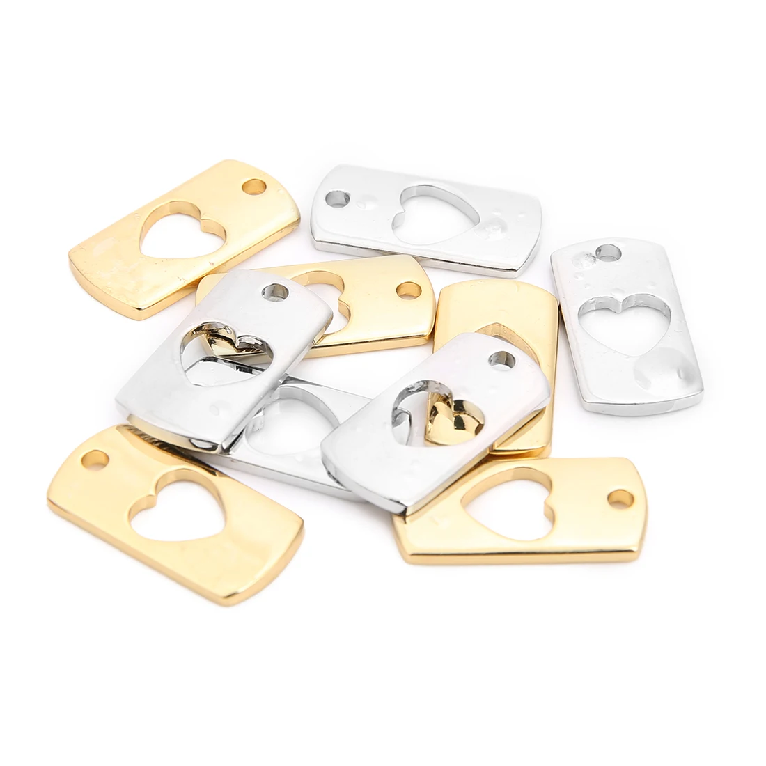 

5pcs/lot Alloy Pendant 12X23mm Gold /Rhodium Love Hollow Bar Necklace Bracelet Pendant Fashion Necklace Jewelry Making