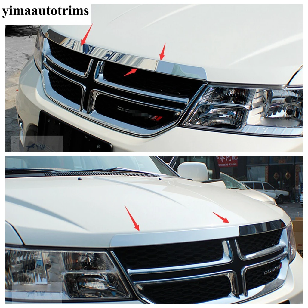 Автомобильные аксессуары передняя решетка капота бампер Накладка для Dodge Journey JCUV
