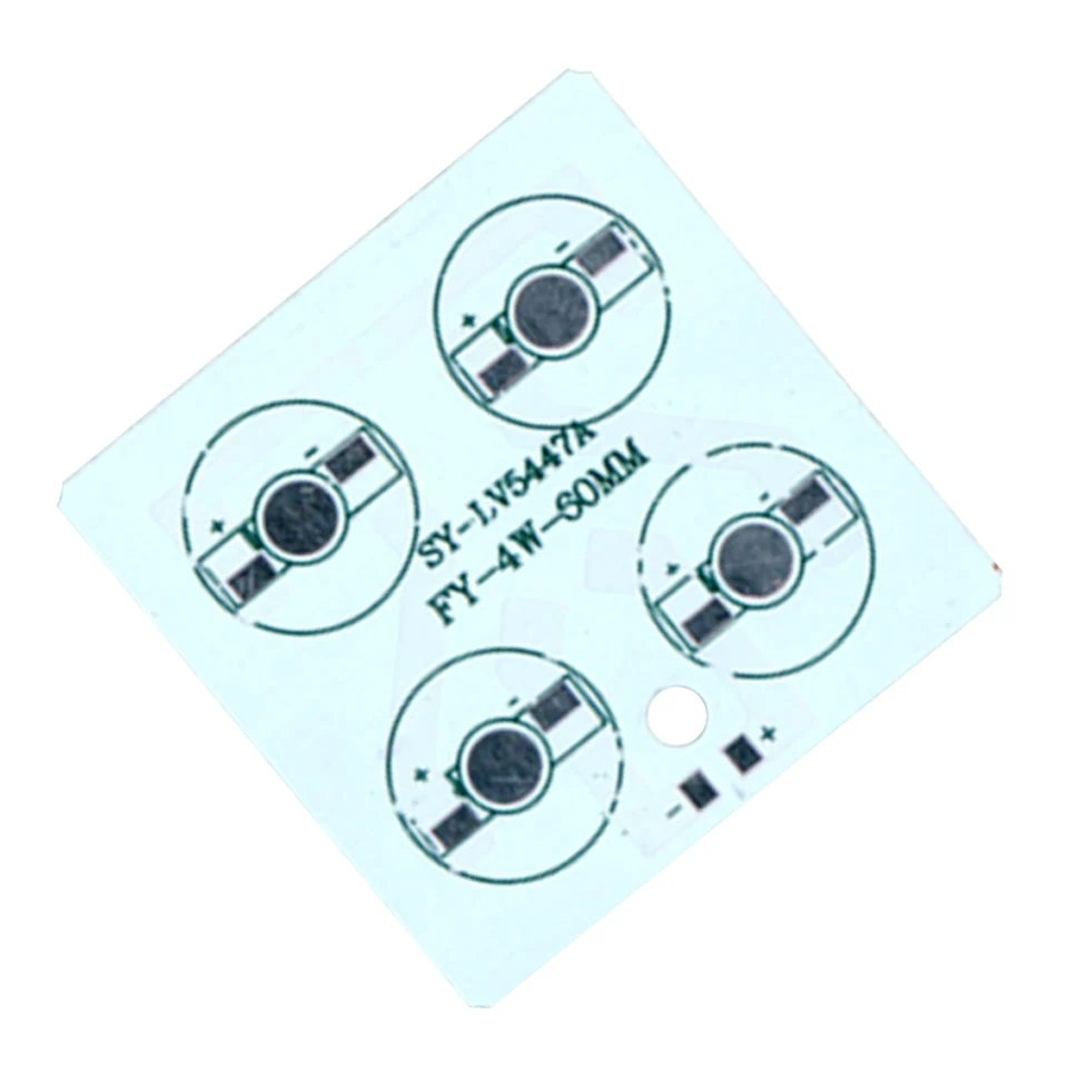 Светодиодный PCB 3/4/5 Вт прожектор RGB Алюминий пластины радиатора высокого Мощность пластина PCB для светодиодный легкий наружный светильник Ландшафтный прожектор лампы