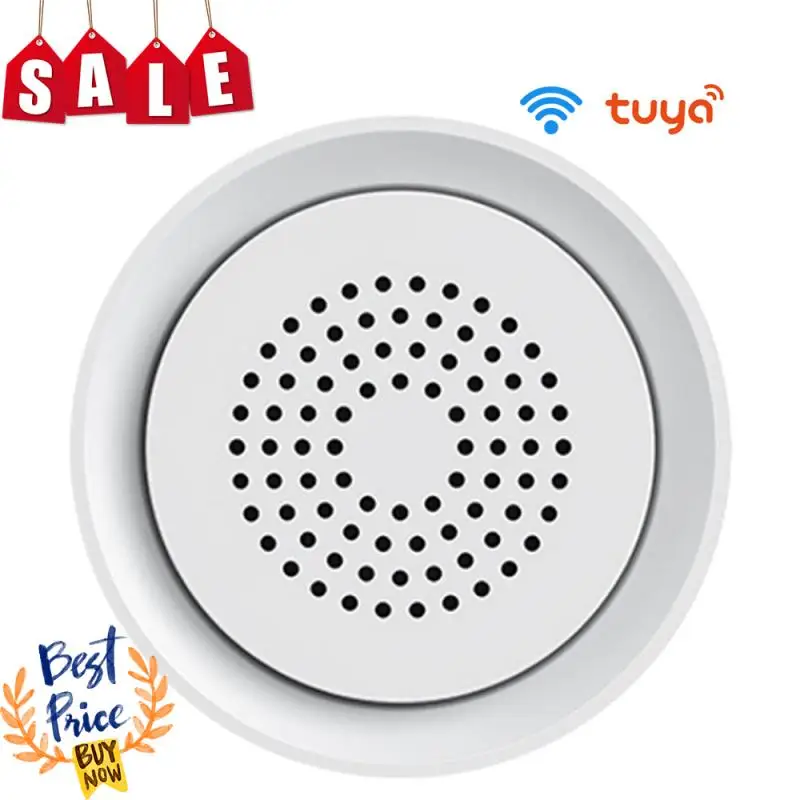 

Tuya Smart Life WiFi Siren Alarm Detector Sensor Wireless Sound Light Alarm Support Alexa Google Home For Home Security