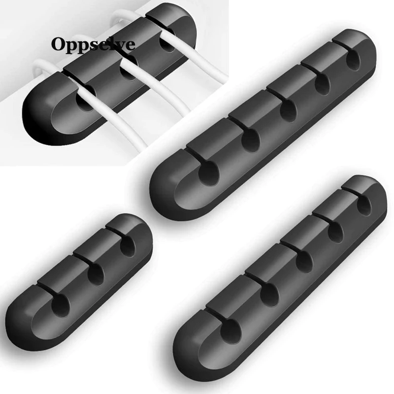 Oppselve органайзер для кабеля силиконовый держатель USB гибкие зажимы управления