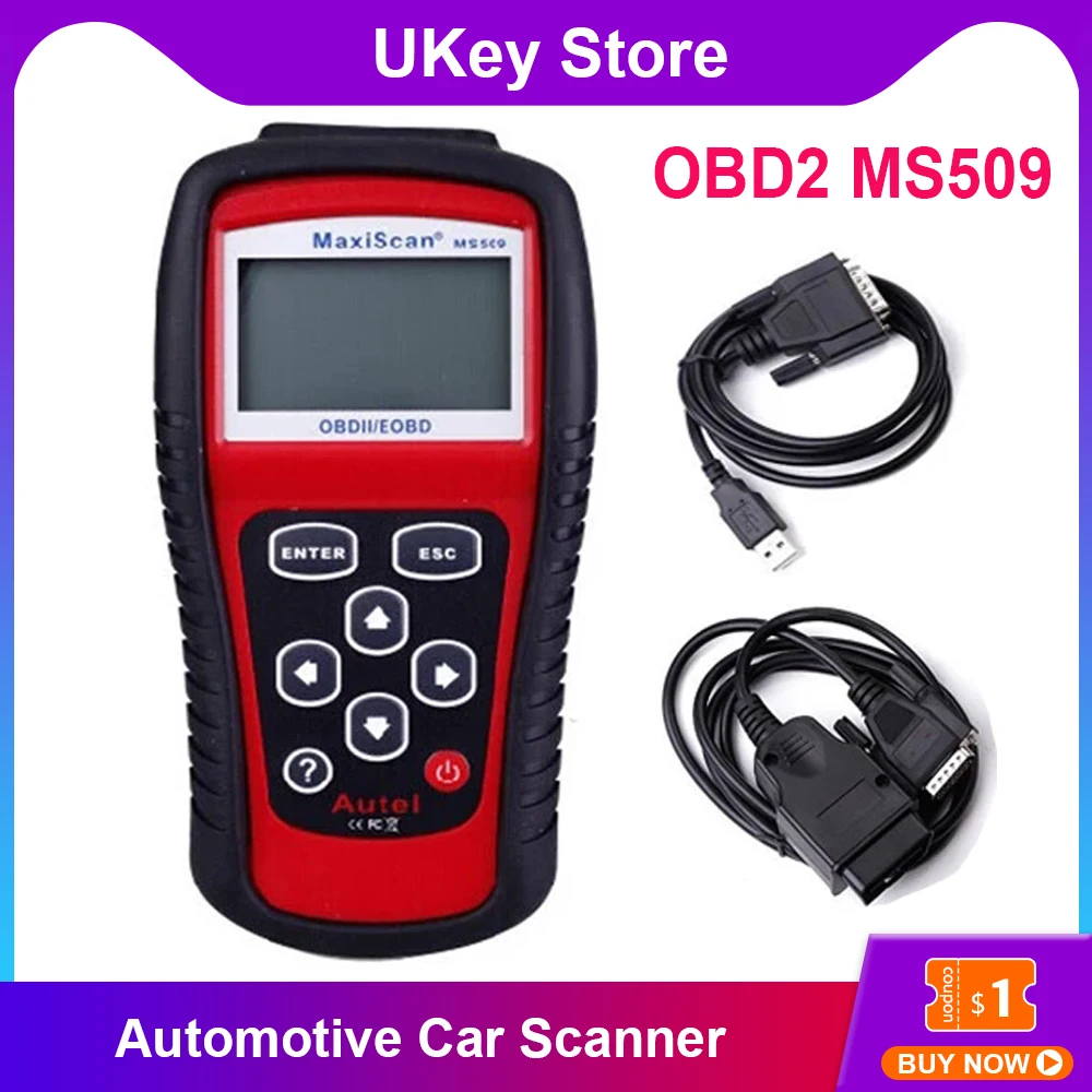 Авто диагностический сканер MaxiScan MS509 OBD2/EOBD (система бортовой диагностики авто код