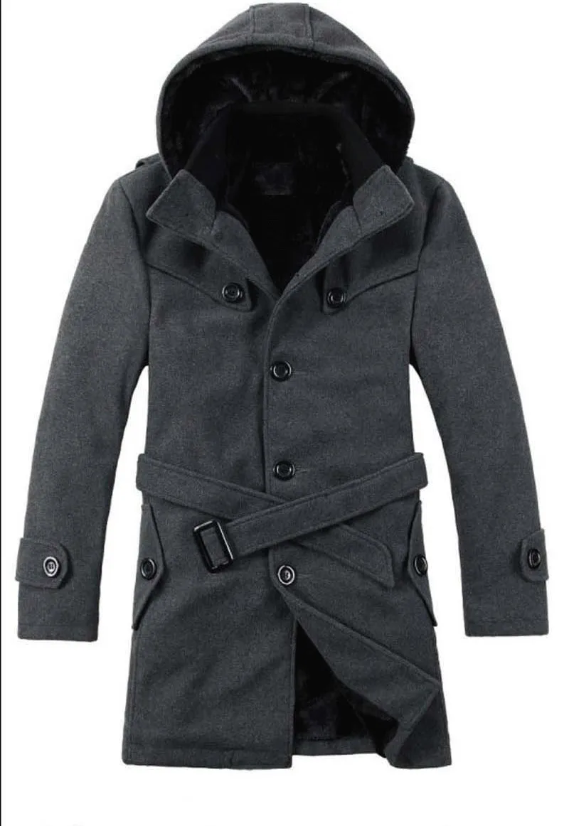 Качественные зимние шерстяные теплые пальто приталенные куртки на пуговицах