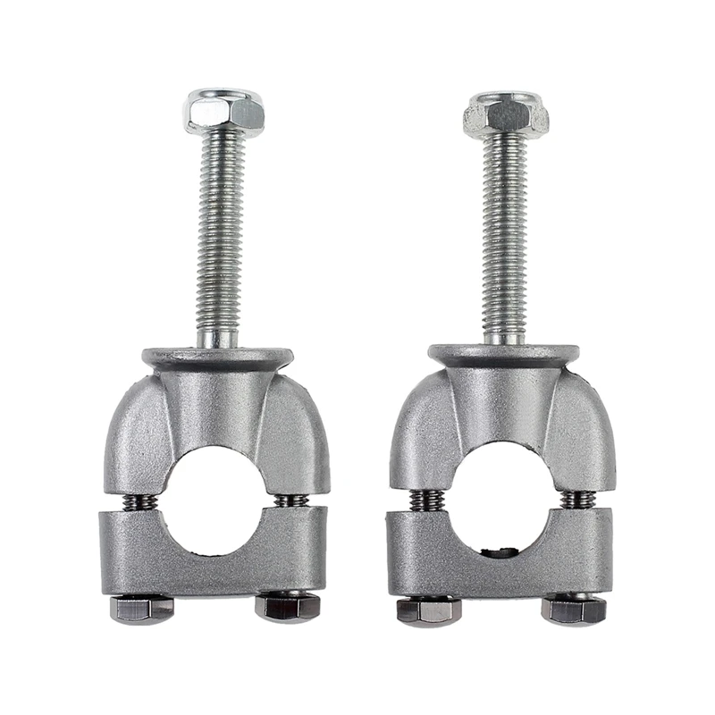 

2x7/8 "22 мм мотоциклетные рукоятки стояки зажим Крепление серебро