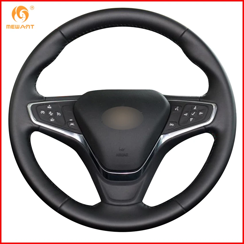 MEWANT черный чехол рулевого колеса автомобиля из искусственной кожи для Chevrolet Malibu XL
