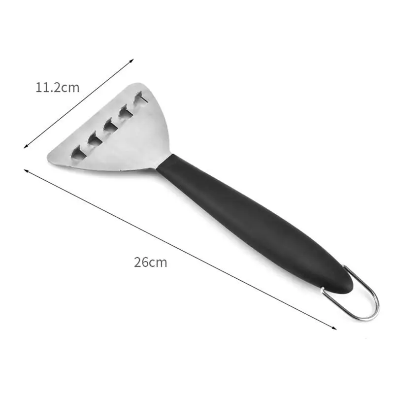 

Grill Griddle Scraper Plastic Handle BBQ Griddle Scraper Stainless Steel Griddle Cleaner Scraper Griddle Accessory Tool