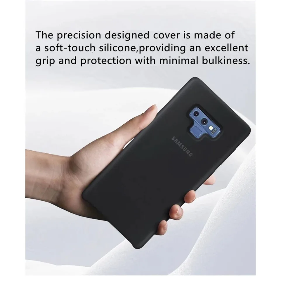 Оригинальный оригинальный силиконовый чехол для Samsung Galaxy Note 9 N960