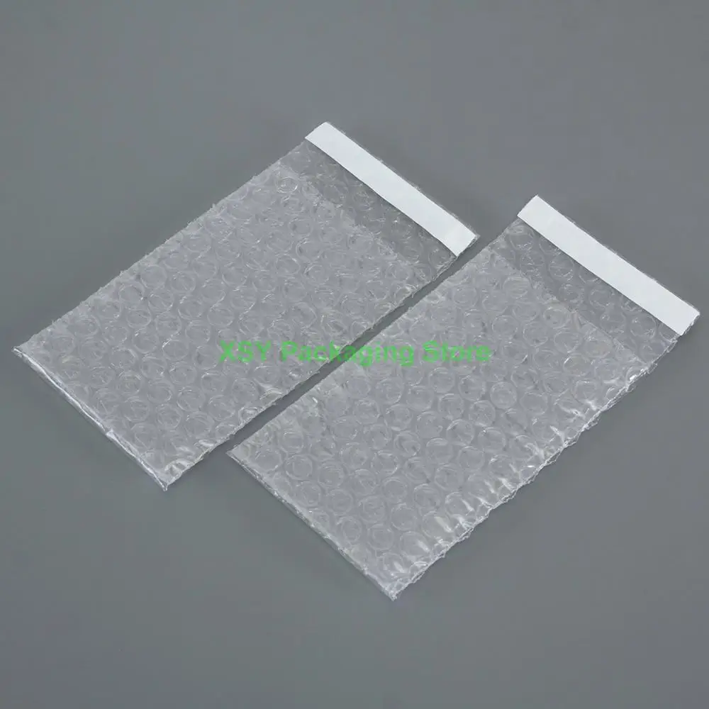 100 шт. 3 "x 5" + 0,8 "(80x130 + 20 мм) пакеты с воздушными пузырьками пластиковые электронные Упаковочные пакеты поли упаковочные конверты от AliExpress WW