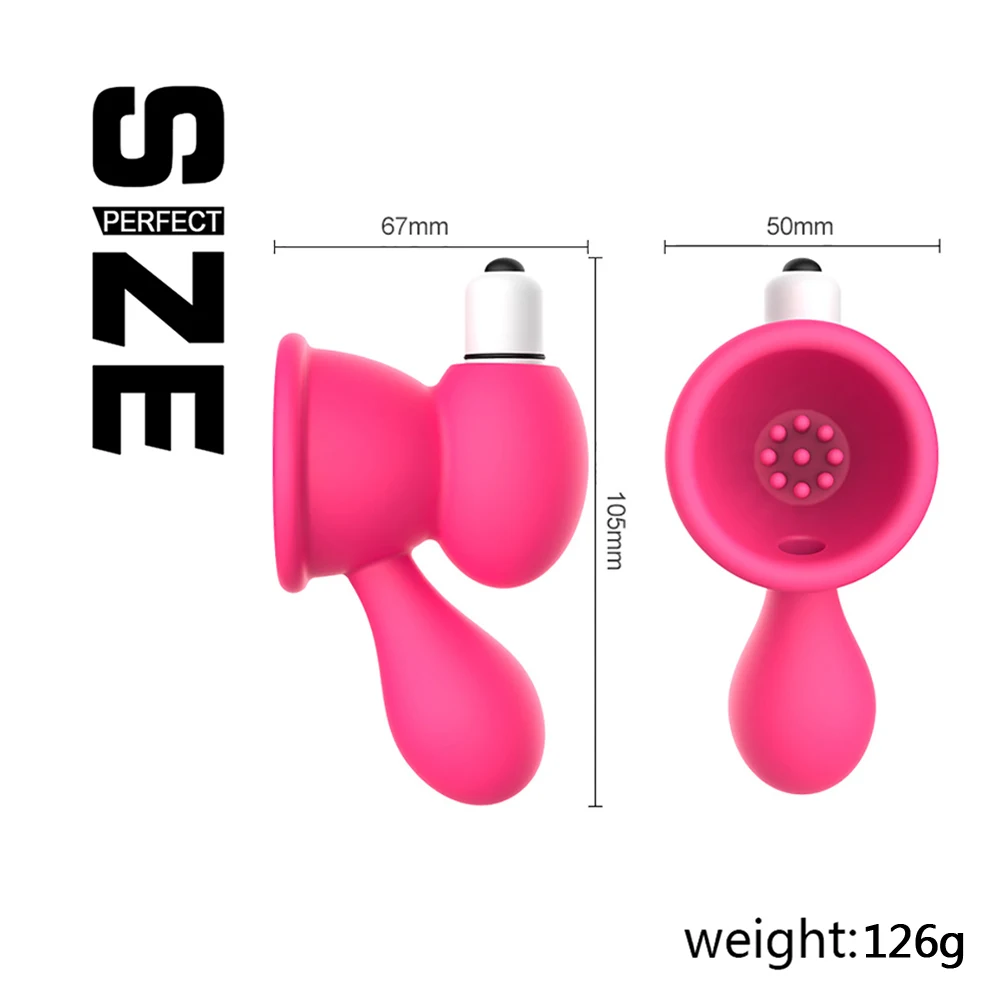 Силиконовые соски присоски вибратор груди увеличитель клитора стимулятор