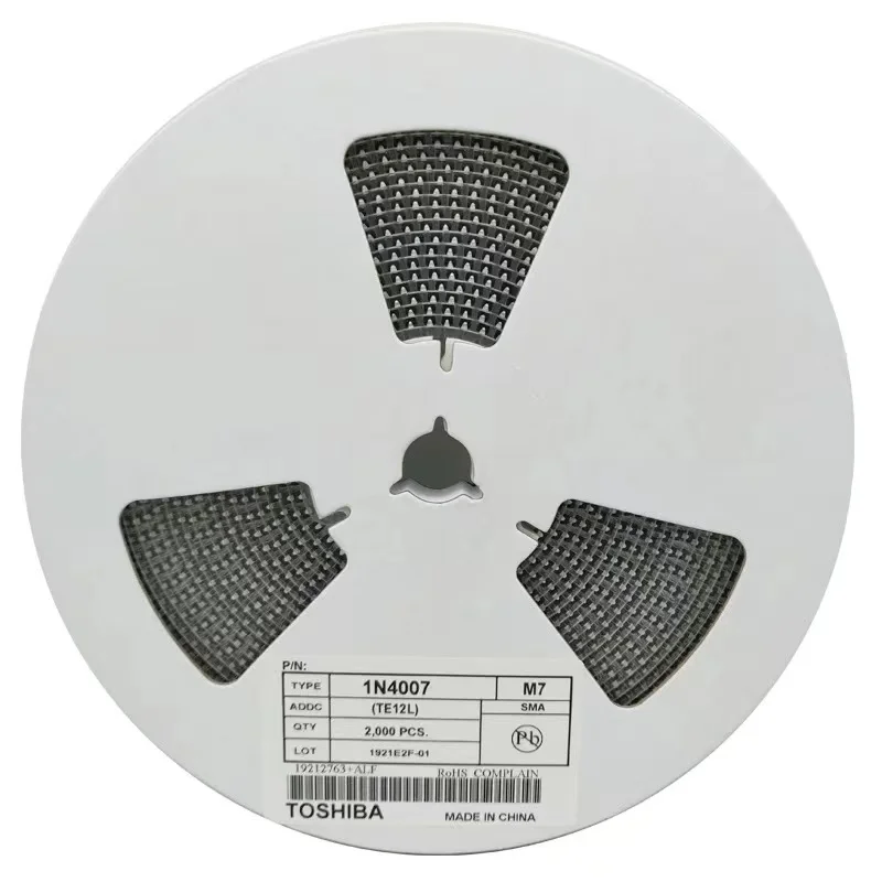 

100pcs SMD 1N4007 IN4007 Rectifier Diode 1A 1000V M7 IN4007 1N4007 4007 1A 1000V DO-41