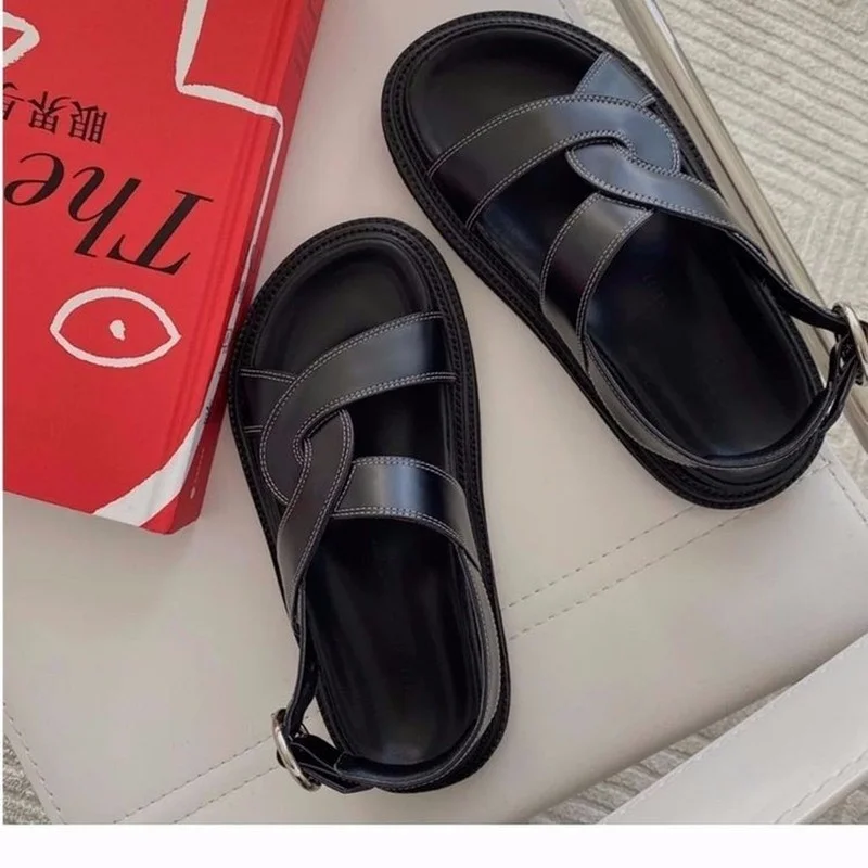 

Women's Sandals 2021 Summer Hot Sale New Flat Open Toe Sandals Women Fashion Casual Comfortable Roman Style Sandals Women