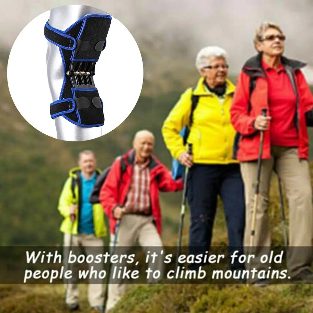 

1 Pair Knee Booster Hiking Running Fitness Knee Pad Protectors P9