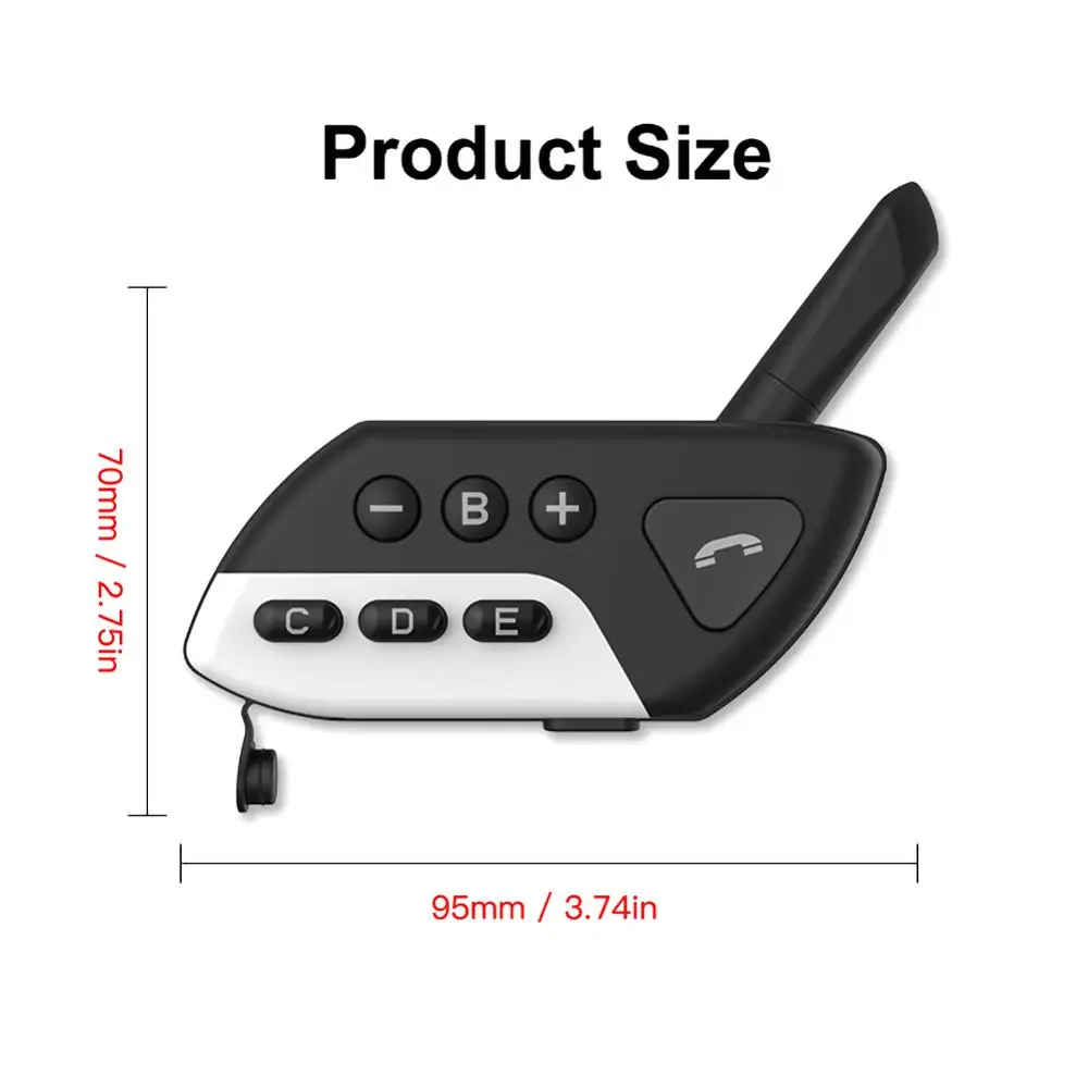 Bluetooth-интерком для мотоциклетного шлема M7 переговорное устройство Bluetooth FM MP3 мото