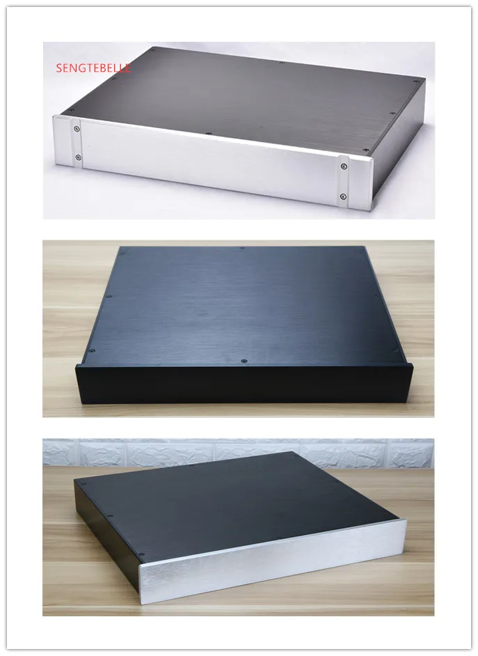 

Full aluminum DIY BZ4307 power amplifier chassis psu enclosure HIFI preamp box dac case 430*70*308mm