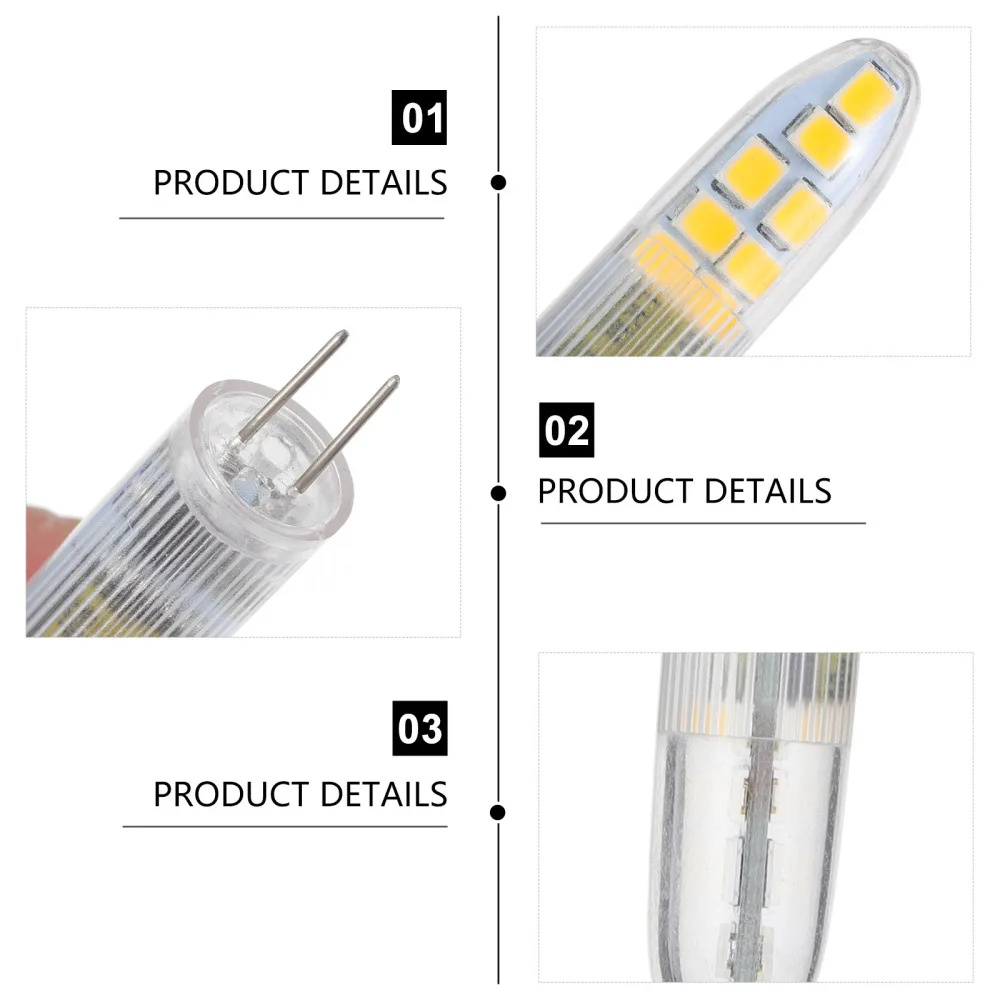 

10 PCS 220V Led Bulb Base 3W Crystal Light Bulb Home Lighting Accessories