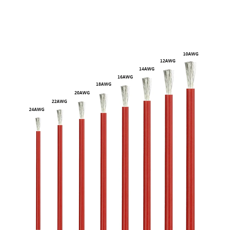 Провод питания LDARC из луженой меди силиконовый изолятор 10/12/14/16/18/20/22AWG для