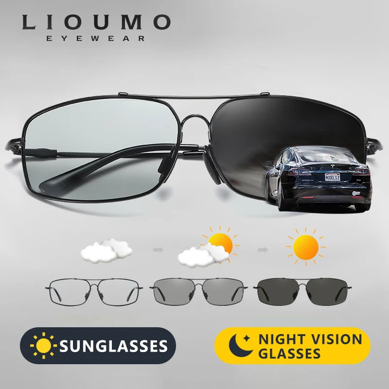 Классические квадратные солнцезащитные очки HD для мужчин и женщин