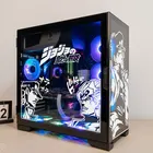 JOJO аниме ПК чехол наклейка s мультфильм водонепроницаемый компьютер стекло декор вырезанные съемные личные Стикеры