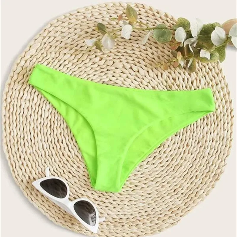 2020 горячая Распродажа стринги купальники женские бикини сексуальные однотонные