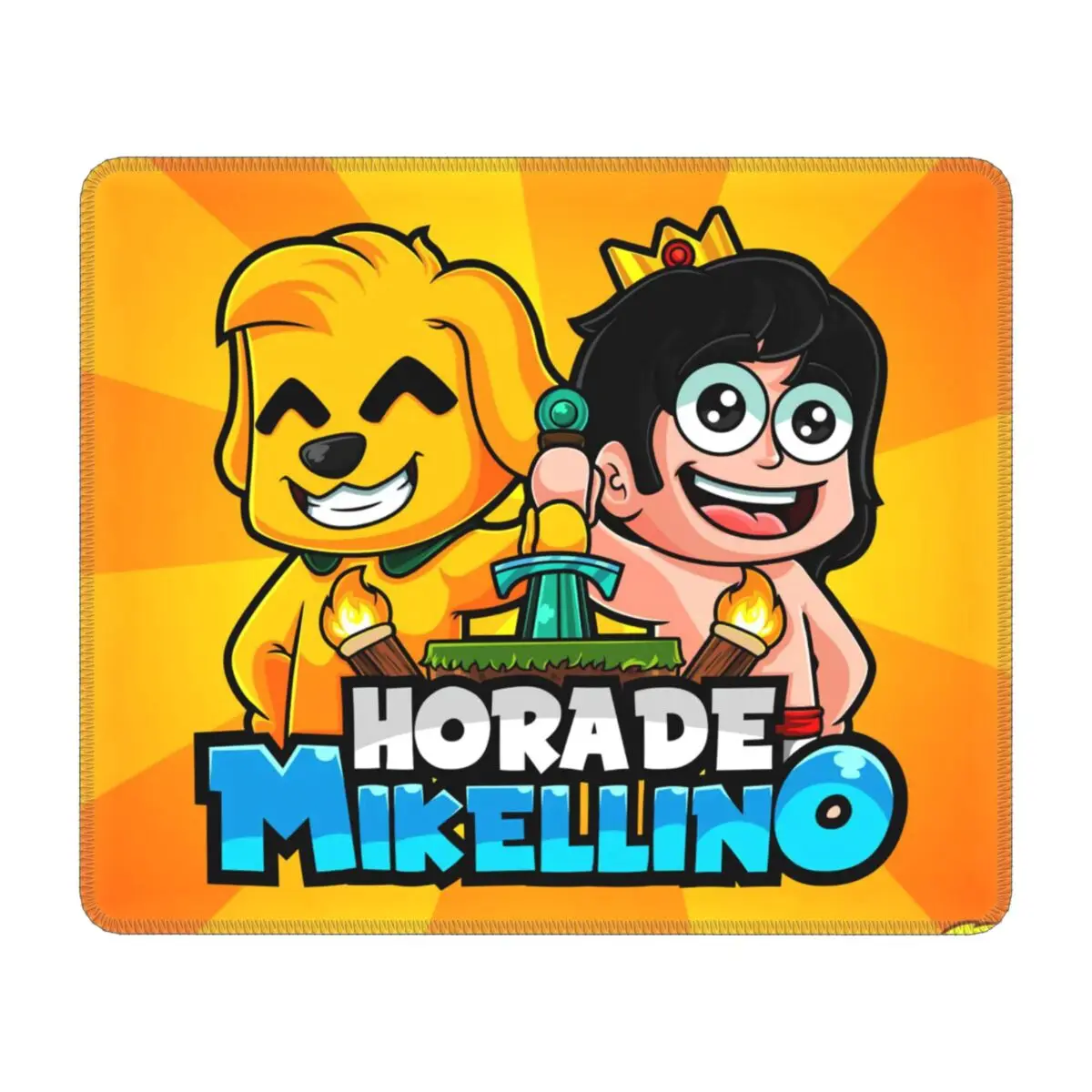 

Anime Mikecrack Mouse Pad Customized Non-Slip Rubber Base Gaming Mousepad Accessories Cartoon Office Laptop Computer PC Mat