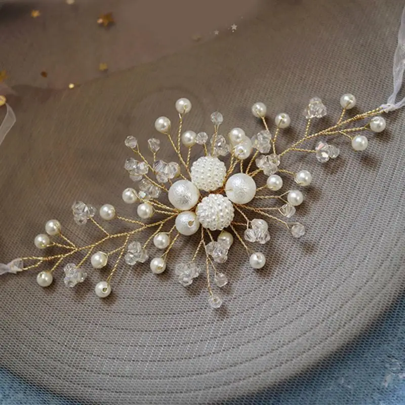 Простой свадебный подружки невесты на запястье цветок группа декоративный